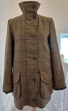Ratcatcher Tweed Field Jacket Size 10 Nwot Dark Green Khaki. A203