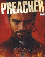 ACTOR DOMINIC COOPER SIGNED PREACHER 8x10 PHOTO A W/COA WARCRAFT DRACULA UNTOLD