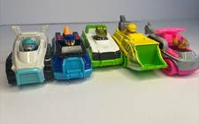 Paw Patrol Vehicles Lot- 5 Pieces Paw Patrol Cars Chase Sky Metal