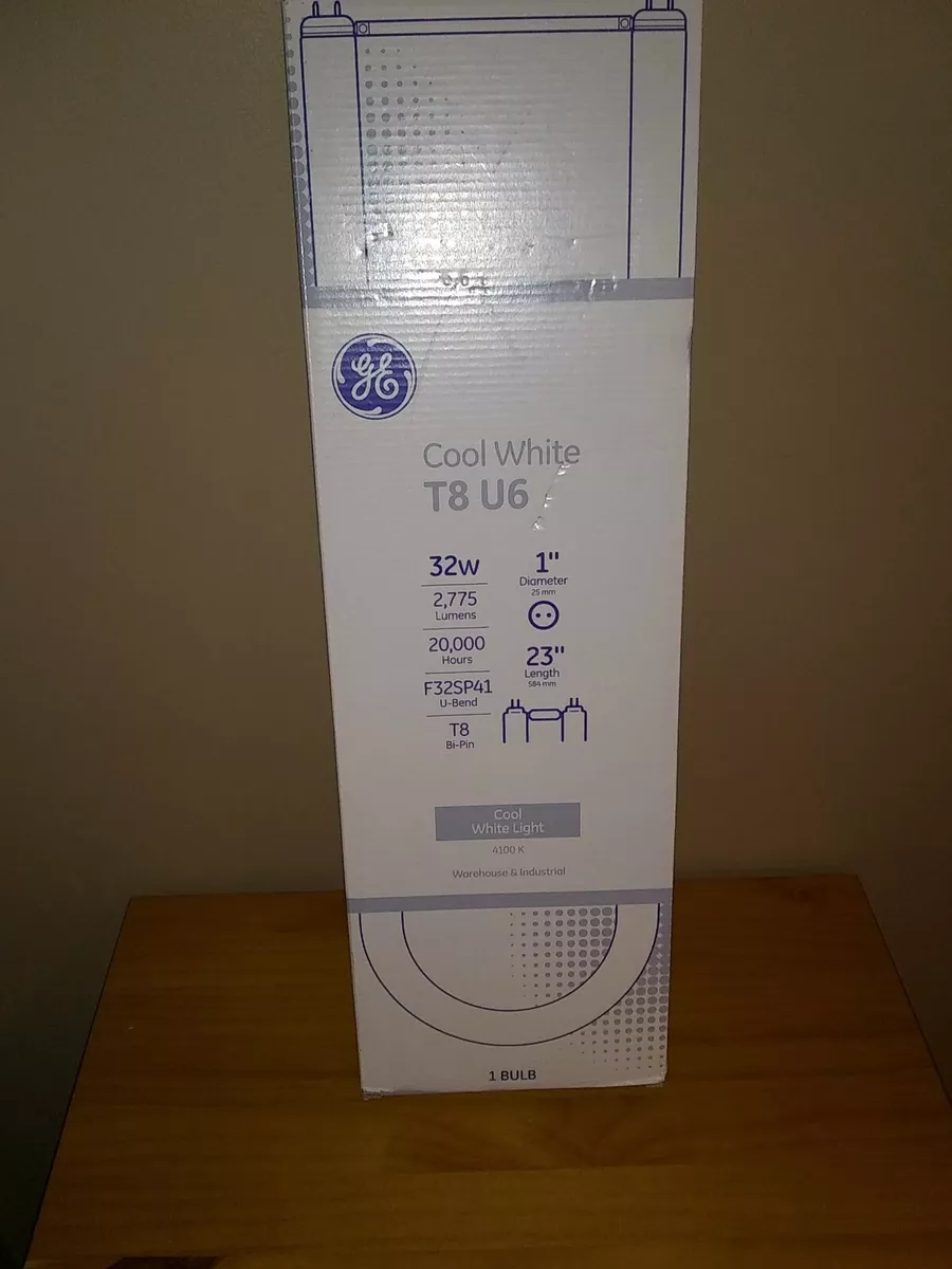 REPLACEMENT BULB FOR GE F32T8 SP41 U 6 32W NEW GENERAL ELECTRIC