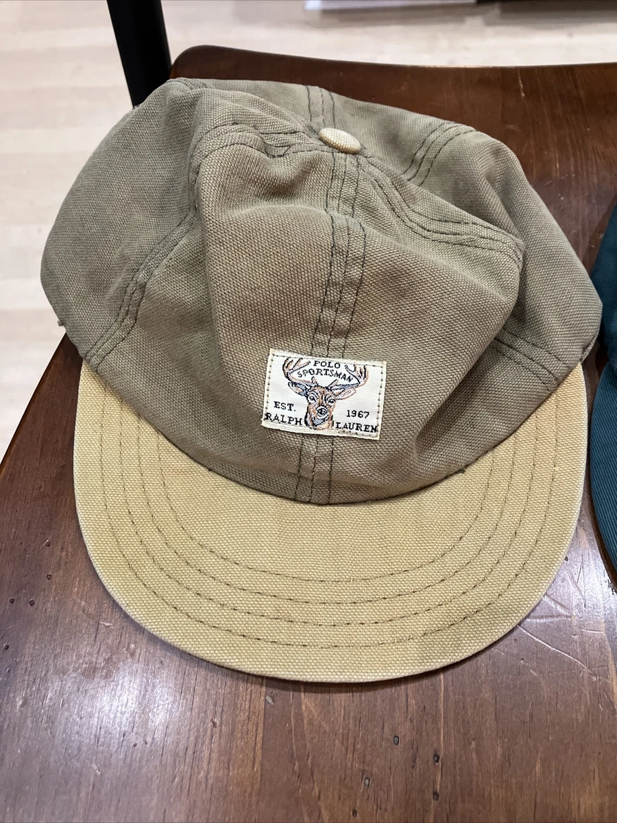 Lot Of 2 Vintage Polo Sportsman Buck Kids Hats Made In USA 90s Ralph Lauren