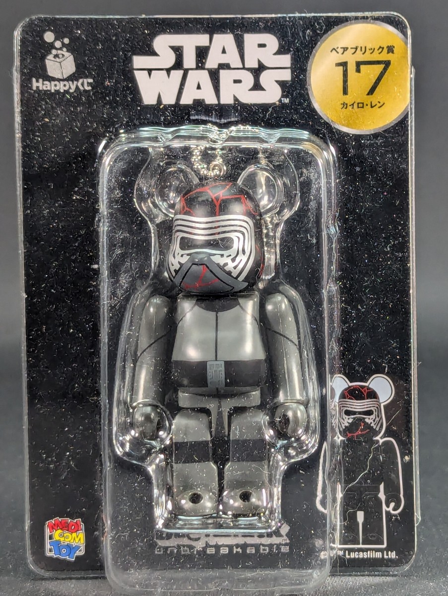 Bearbrick Star Wars Kylo Ren SEALED Happy Kuji 17 Medicom SW Japan