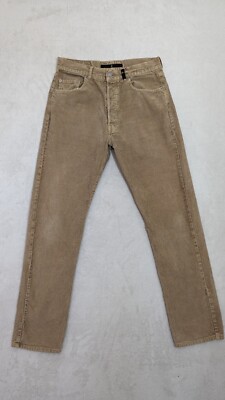Authentic Stone Island Corduroy Pants W34 L33 Mens Brown Cargo Trousers Jeans