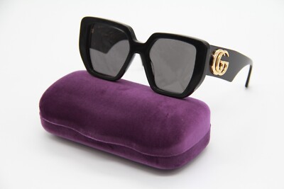 NEW GUCCI SUNGLASSES GG0956S 003 WOMEN BLACK GUCCI EYEWEAR  display picture 3
