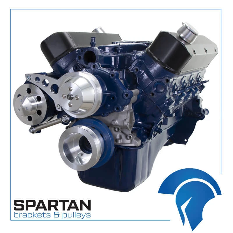 Kit de conversión serpentina bloque pequeño Ford 289-302 SBF 6 costillas alternador Foto 2 de 3