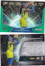 2021 Prizm WNBA ARIKE OGUNBOWALE  PARAMOUNT  Green Prizm #6