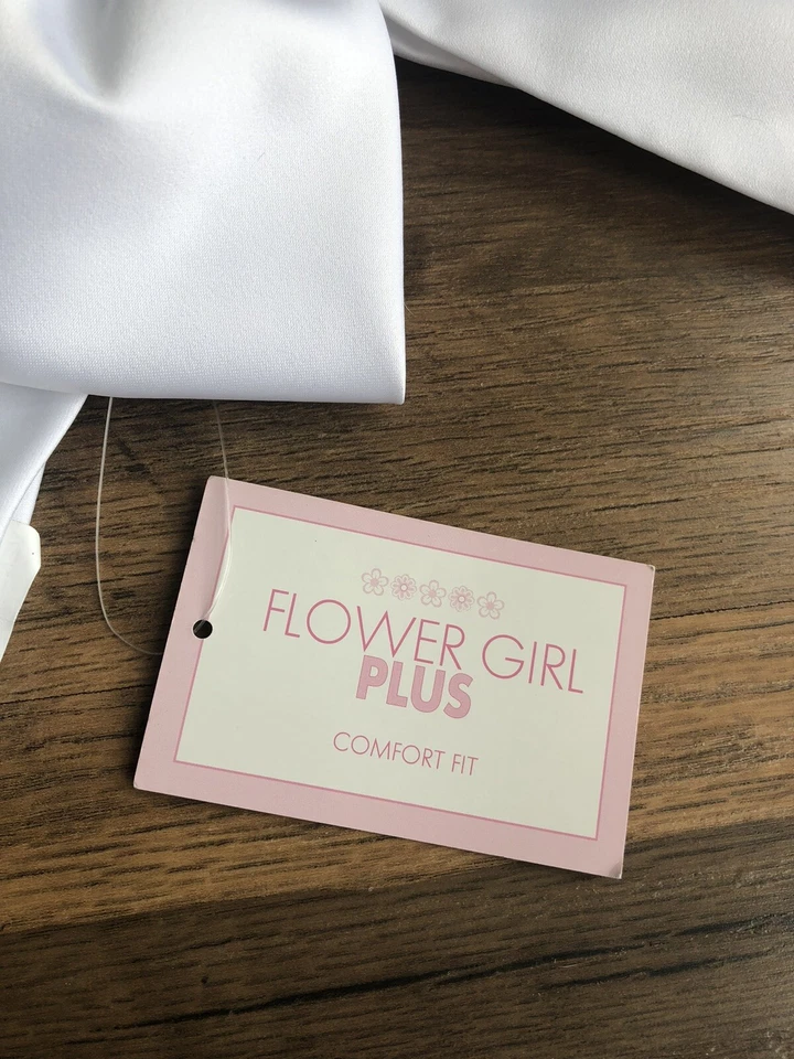 Arco Comunión Blanco Flor Niña Plus Ajuste Cómodo Nuevo Con Etiquetas Talla 10 Foto 2 de 4