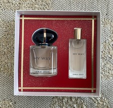 Image of Giorgio Armani My Way Eau De Parfum 50ml + 15ml Travel Gift Set BNIB RRP £99