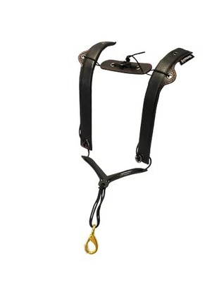 Marmaduke Feather Strap III Black Genuine