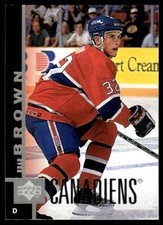 1997-98 Upper Deck #296 Brad Brown Montreal Canadiens Rookie Hockey Card