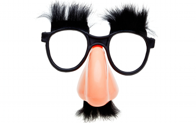 nose moustache glasses