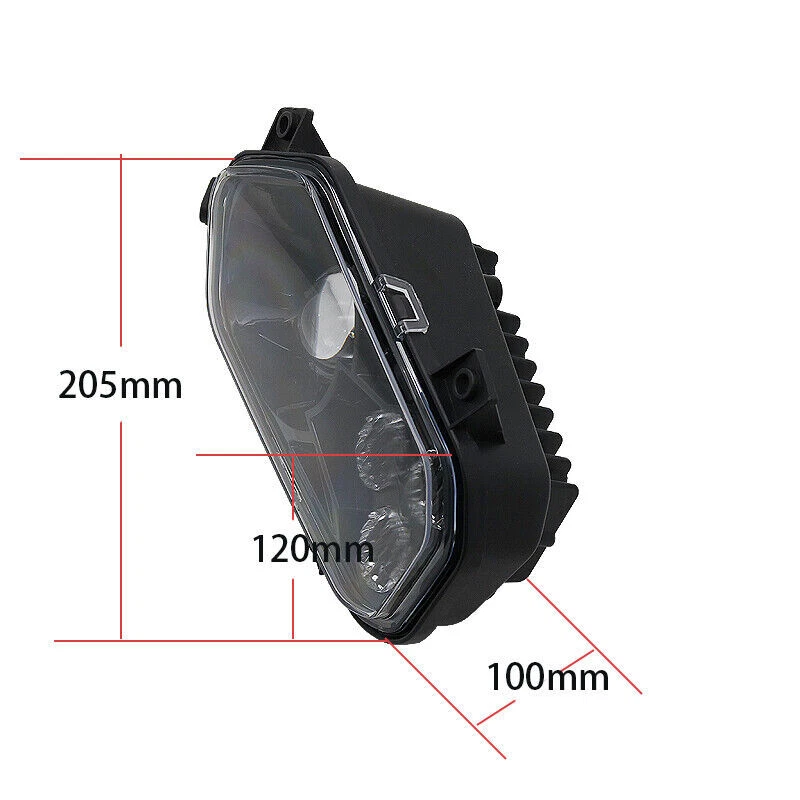 Faros LED Plug and Play para Polaris Scrambler RZR Sportsman Ranger negros Foto 4 de 4