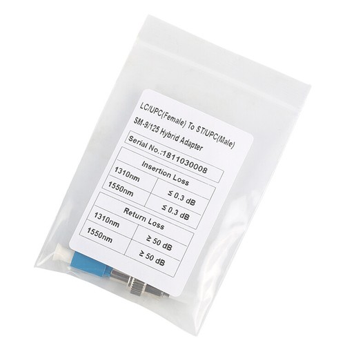 ST/UPC Male to LC/UPC Female SM Adapter Fiber Optical Coupler Flange Converter - 第 6/6 張圖片