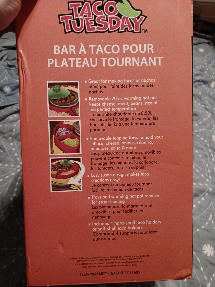 Taco Tuesday Lazy Susan Taco Bar  - Image 3 of 4