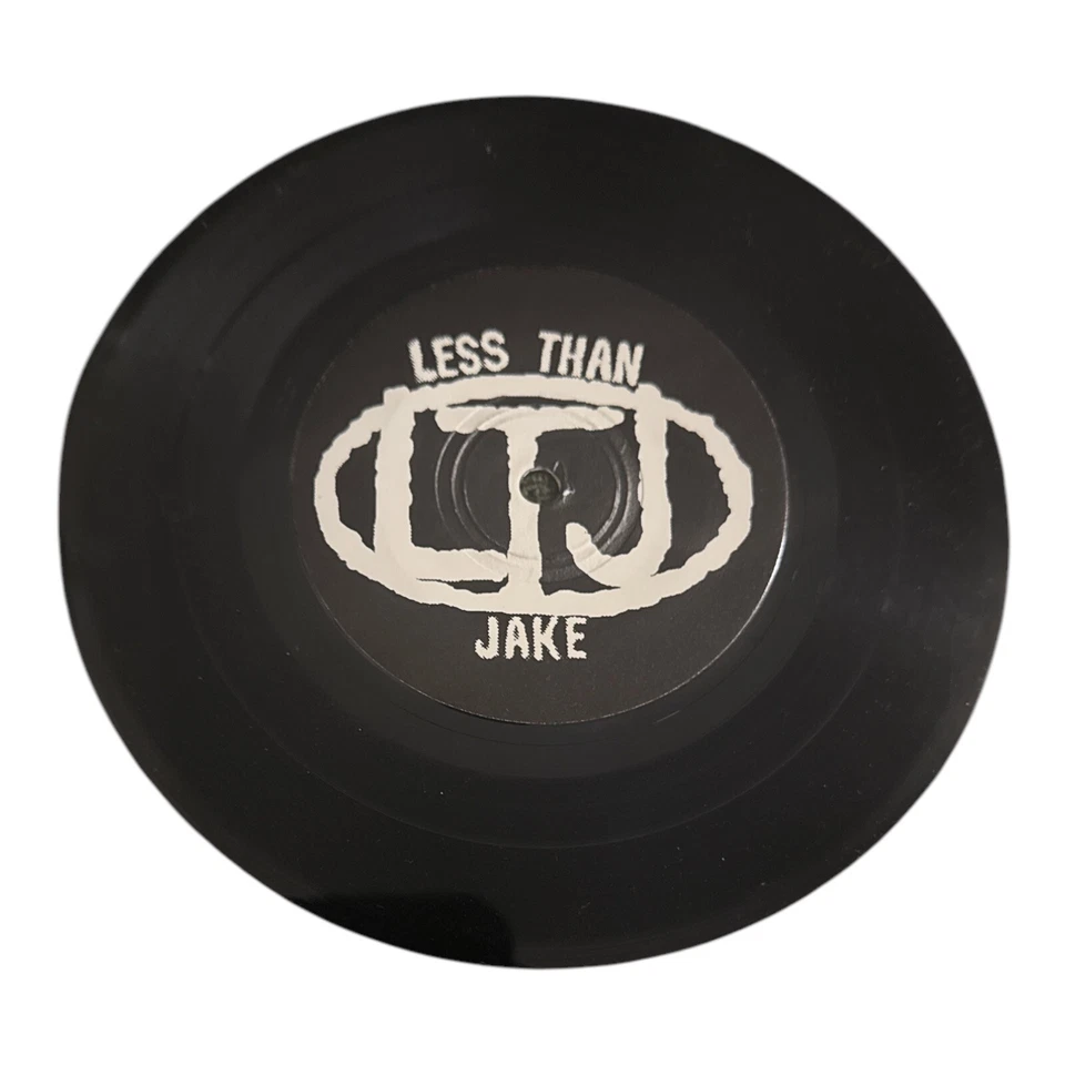 Less Than Jake / Against All Authority 7" Vinyl OOP 1995 Far Out Records, EX/EX - Image 4 of 4