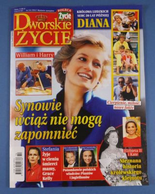 DIANA SPENCER special magazine Poland, Queen Elizabeth II,Stephanie do Monaco