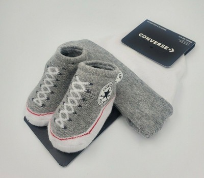 gray baby converse