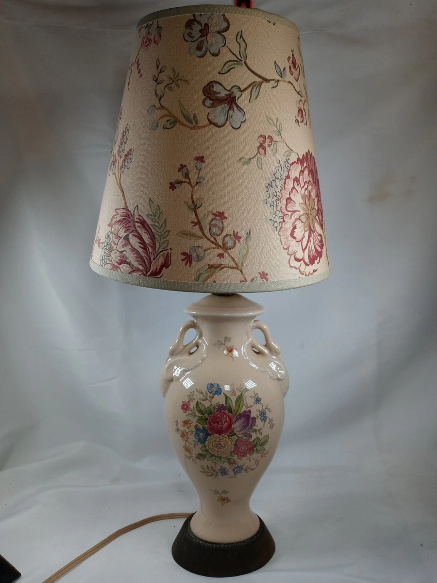 Ceramic floral lamp deals