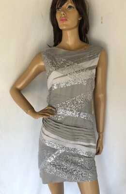 open lace back dress Light Gray V Neck Chiffon Bridesmaid Dress 1910  Xiaolizi
