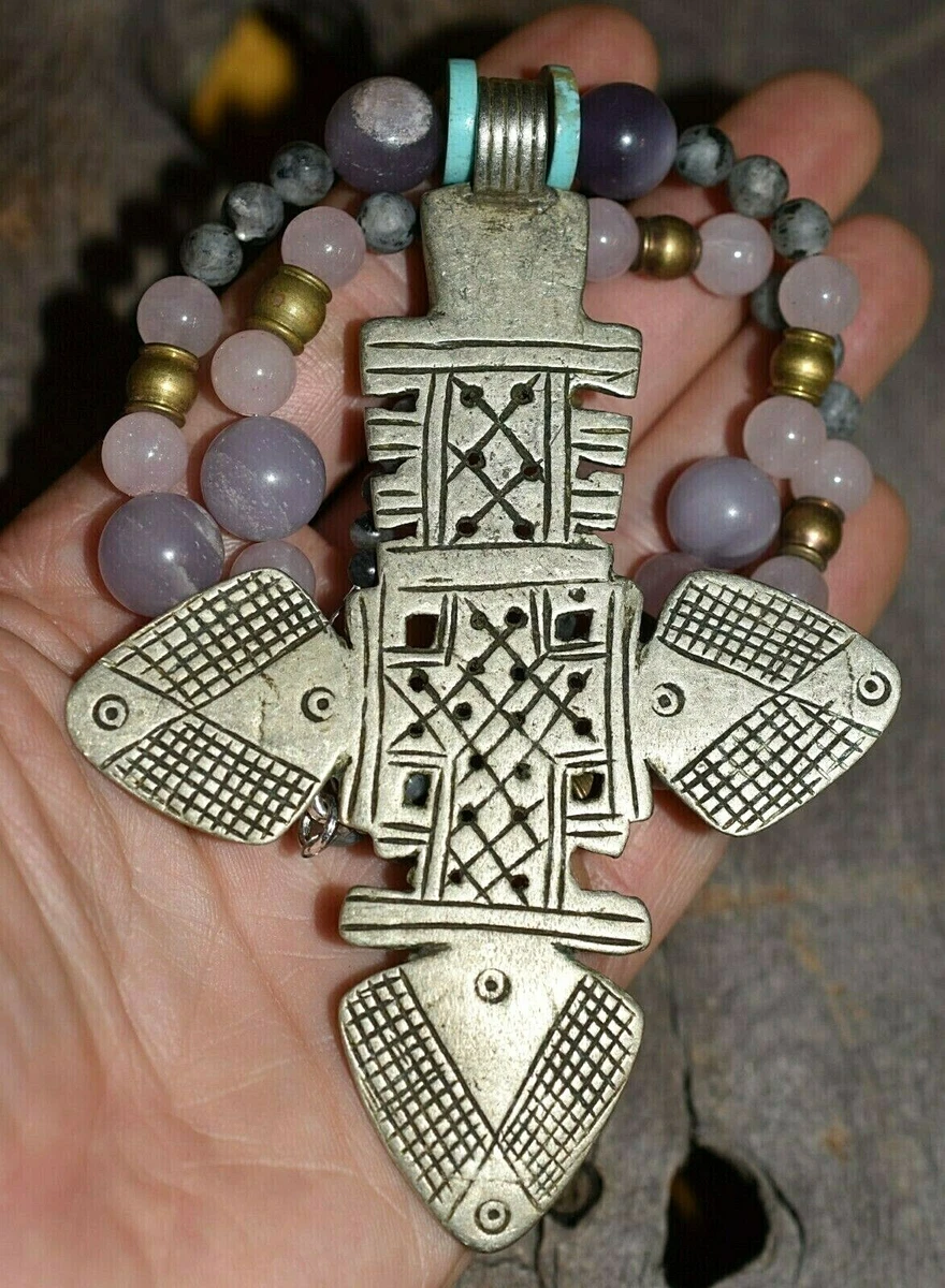 African clearance cross necklace