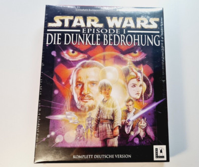 Star Wars Episode 1 - Die Dunkle Bedrohung PC Big Box LucasArts- Neu Verschweißt