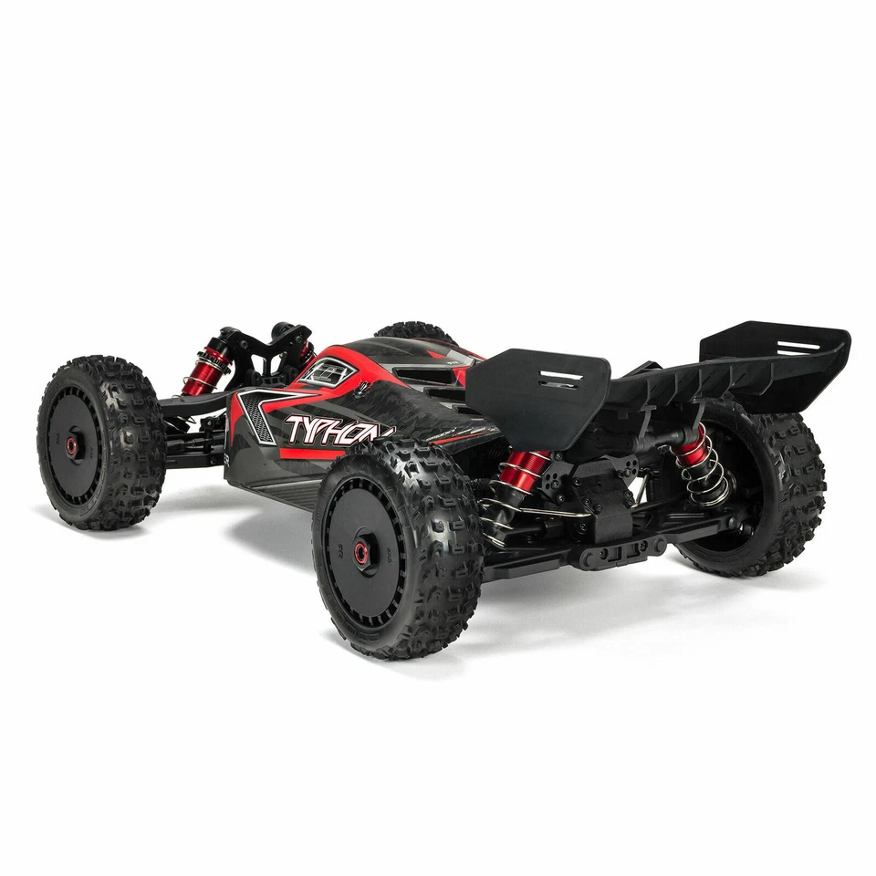 ARA8606V5 Arrma Typhon 6S BLX Brushless RTR 1/8 4WD RC Buggy Red / Black 2021 V5 - Image 4 of 4