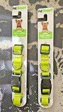 Pet Shoppe Nylon Dog Collar for Small Dogs 2 Pack