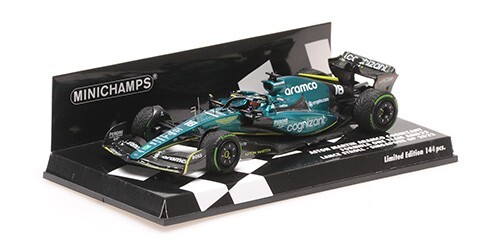 Aston Martin AMR22 Stroll F1 GP Singapour Minichamps, déco parfaite pour bureau de passionné