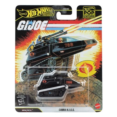 Hot Wheels Premium Pop Culture - G.I. Joe Cobra H.I.S.S. Hiss tank