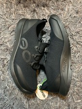 New OOFOS Men's Size 13 OOmg Sport LS Low Shoe Black Sneakers 5086