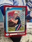 2024 Panini Donruss - Rated Rookie Drake Maye #379 Optic Preview Red Wave Prizm