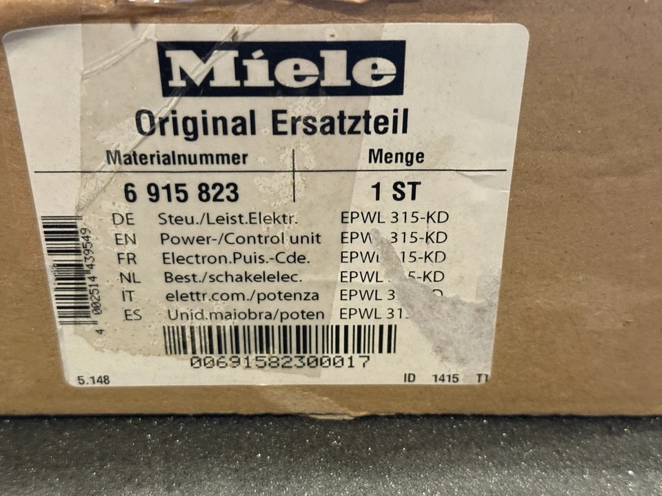 Unidad de control de potencia Miele # 6915823 Foto 3 de 4