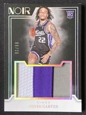 Devin Carter 2024-25 Panini Noir Rookie Jumbo Material Patch RC /99 #RJM-DEV