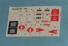 vintage G.I. GI JOE gijoe COBRA STINGER unused STICKER SHEET free ship