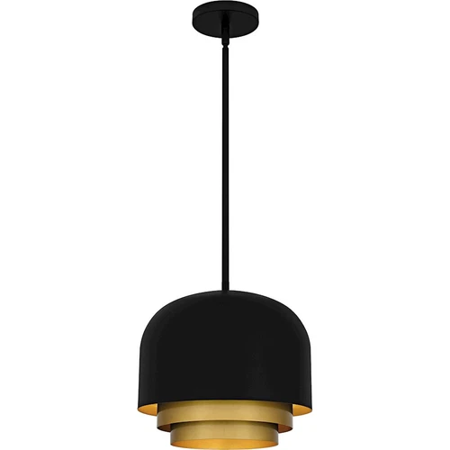 Quoizel Frankie 3Light Pendant, Matte Black/Metal - FRK1812MBK - Picture 1 of 1