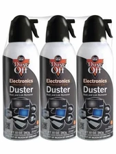 3 PACK COMPRESSED AIR DUSTER 10oz – Falcon Dust-Off Spray Cleaner for Electronic