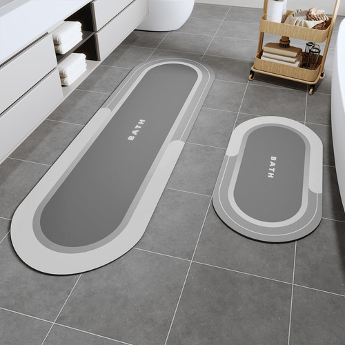 Tappeto da bagno 45x70 cm antiscivolo tappetino morbido assorbente pelo