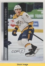 2020-21 Upper Deck Extended Series French Matthew Benning #575 READ 7l6