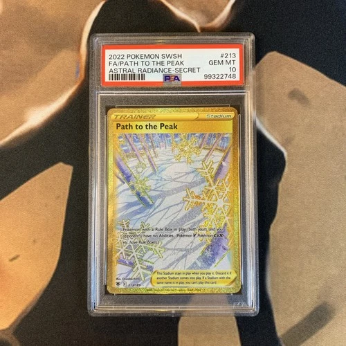 Path to the Peak PSA 10 Astral Radiance 213/189 Pokémon Card Gem Mint