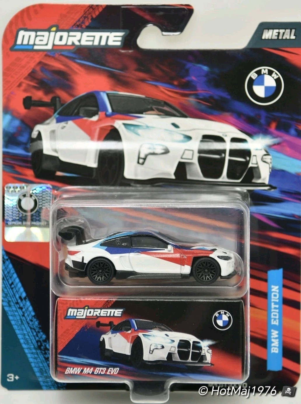 BMW M4 GT3 EVO Majorette Deluxe 2026, véhicule miniature en métal pour collectionneur 1/64
