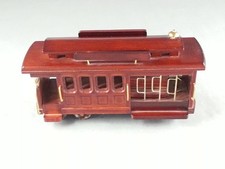 The San Francisco Music Box Company Musical Train Caboose Wood