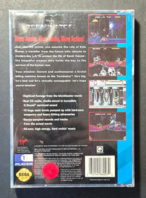 SEGA CD The Terminator Video Game, All Original, Liner Notes & Poster, CLEAN