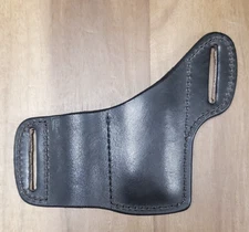 TWO POCKET CUSTOM LEATHER BELT TOOL SHEATH