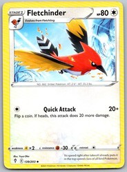 Fletchinder 139/203 Evolving Skies Uncommon Pokemon TCG Card