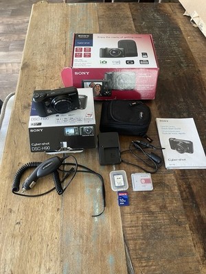 Sony Cyber-Shot DSC-H90 16.1MP Digital Camera 16x Optical Zoom BLACK