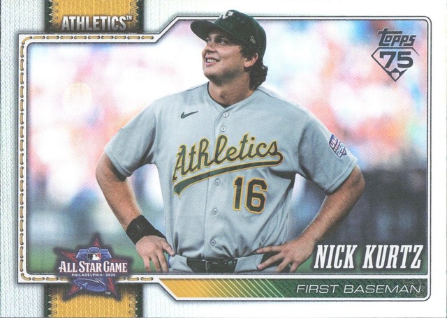 2026 Topps Update #ASG-18 All-Star Game Foil - Nick Kurtz Athletics