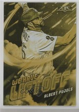 2021 Topps Fire We Have Liftoff Gold Minted Albert Pujols #WHL-16 12bz