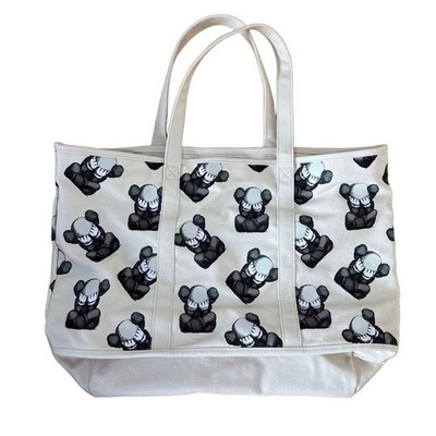 UNIQLO KAWS Tokyo First Canvas Tote Bag Collab Large Capacity Unisex Neu
