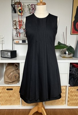 dunkelgraues Designerkleid von JIL SANDER NAVY in Gr. 42 - ärmellos - wie neu