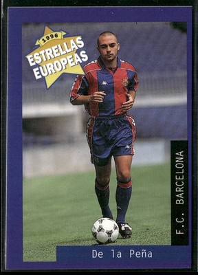 1996 Panini Estrellas Europeas De La Pena FC Barcelona #41